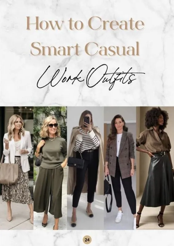 How to Create Smart Casual Work Outfits