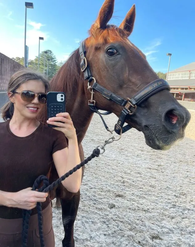My horse, Cherry