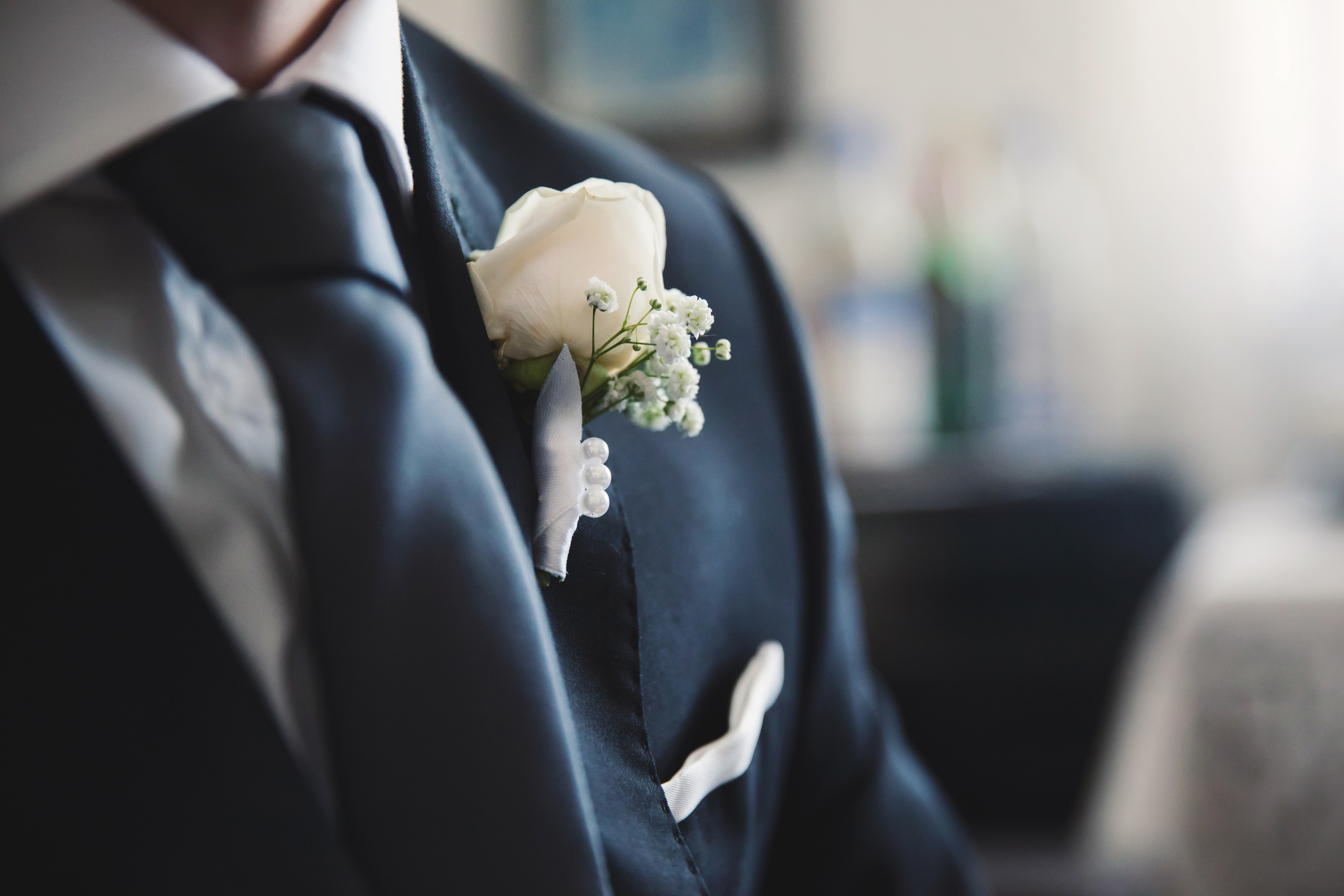 A groom preparing to marry the love of his life